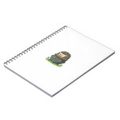Slaperige Schatbewaarder Egel St.Patrick's Dag Notitieboek (Linkerzijde)