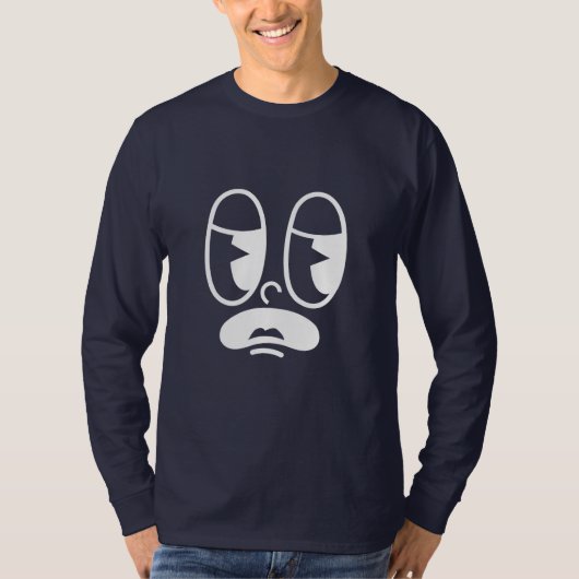 Slaperige Storing Gezicht T-shirt (Voorkant)