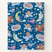 Slaperige Teddberen Dromen van Vliegende Vliegtuig Notitieboek (Achterkant)