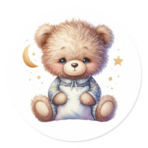 Slaperige teddy met kussen