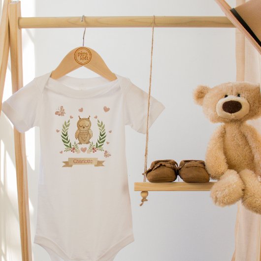 Slaperige Uil Baby/Peuter Bodysuit