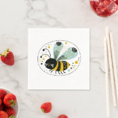 Slaperige Whimsical Bij Servet (Insitu)
