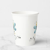 Slaperige Whimsical Libel Papier Cup Papieren Bekers (Rechts)
