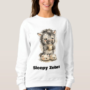 Slaperige Zebra Trui