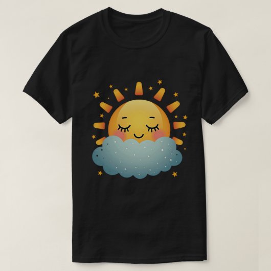 Slaperige Zon T-shirt (Design voorkant)