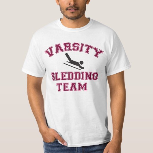 Slaperingsteam Varsity T-shirt (Voorkant)