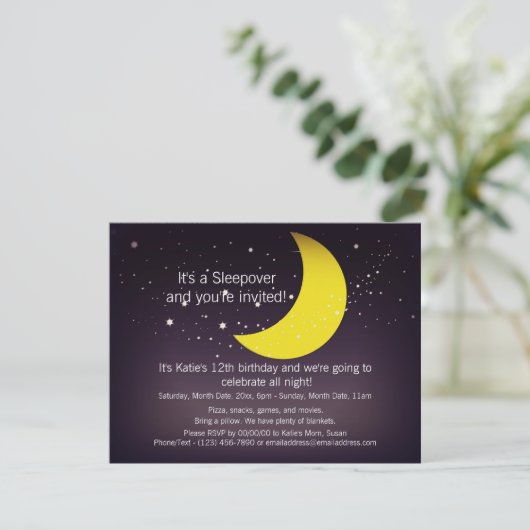 Slapermuis en sterren kaart (Staand voorkant)