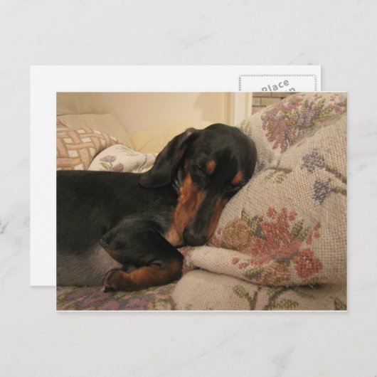 Slapertijd Briefkaart (Voorkant / Achterkant)