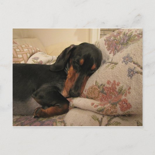 Slapertijd Briefkaart (Voorkant)