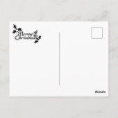 Slapertje/Snowflake Briefkaart (Achterkant)