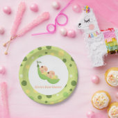 Slaperwten in een Bord met twee Baby showers peul (Feest)