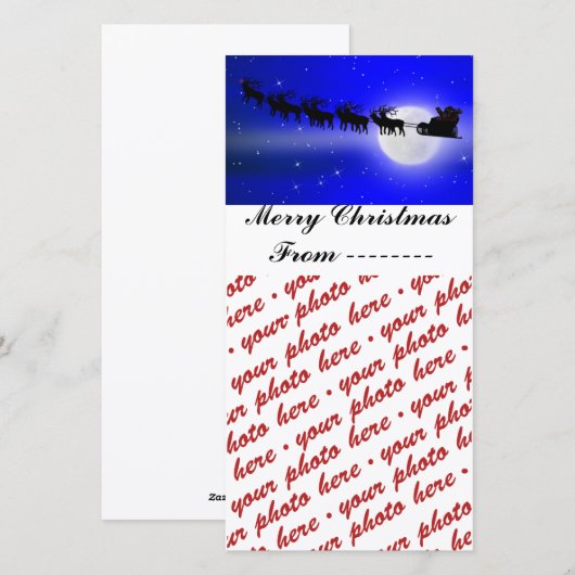 Slapes Lijst van de Sinterklaas Feestdagenkaart (Voorkant / Achterkant)