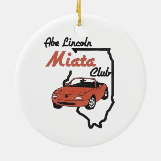 Slapewit van ALMC-Santa Keramisch Ornament (Achterkant)