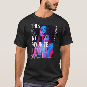 Slapgoedkleding Mannen Dit is mijn favoriete bedti T-shirt
