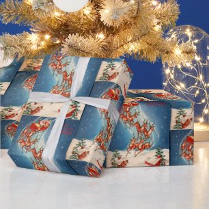 Slapigh en rendiervlucht Cadeaupapier