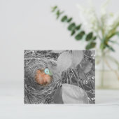 Slapin Robins briefkaart 2 (Staand voorkant)