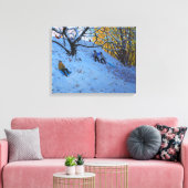 Slaping Allestree Golf-cursus Canvas Afdruk (Insitu (Woonkamer))