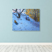 Slaping Allestree Golf-cursus Canvas Afdruk (Insitu (Houten vloer))