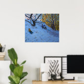 Slaping Allestree Golf-cursus Poster (Thuiskantoor)
