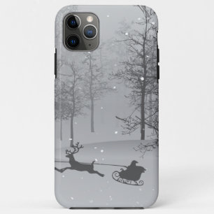 Slapje van de kerstman in een winterland Case-Mate iPhone case