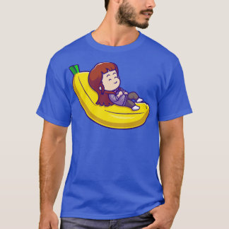 Slapmeisleepgoed op Bananen Cartoon1 T-shirt