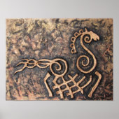 Slapnir, met acht poten, van Odin Poster (Voorkant)