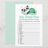 Slappanda Baby Dieren Naam Game (Voorkant / Achterkant)