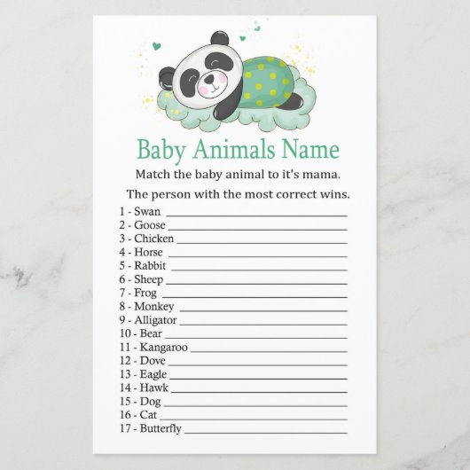 Slappanda Baby Dieren Naam Game (Voorkant)