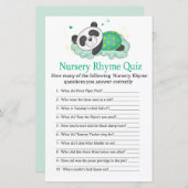 Slappanda Nursery Rhyme Quiz baby shower game (Voorkant / Achterkant)