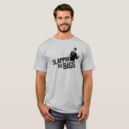 slappe bas t-shirt (Voorkant volledig)