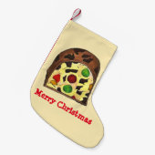 Slappe feestdag voor feestvieren met fijne kerstav kleine kerstsok (Voorkant (Hangend))