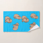 Slappe oorkonijnen bad handdoek (Handdoek)
