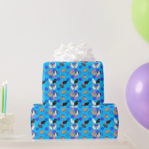 Slappe oren konijnen cadeaupapier