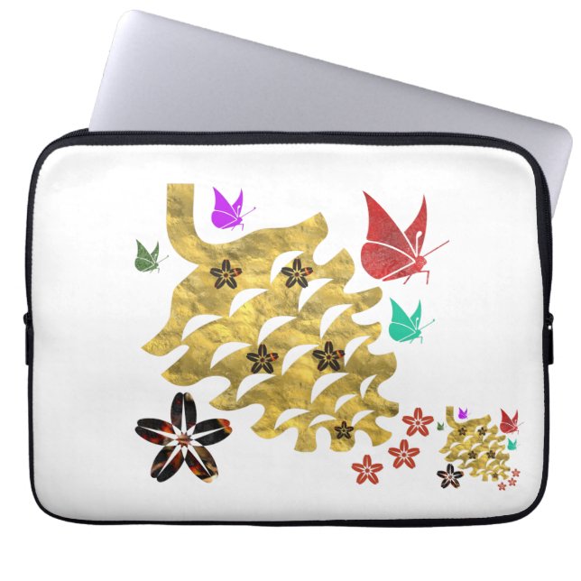 slappe stijl laptop sleeve (Voorkant)