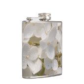 slappe, witte bloemen heupfles (Rechts)