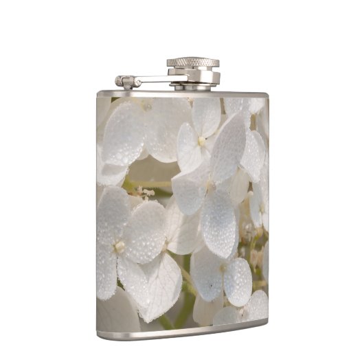 slappe, witte bloemen heupfles (Rechts)