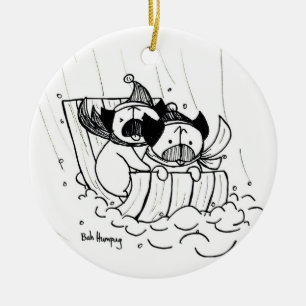 Slappen Keramisch Ornament