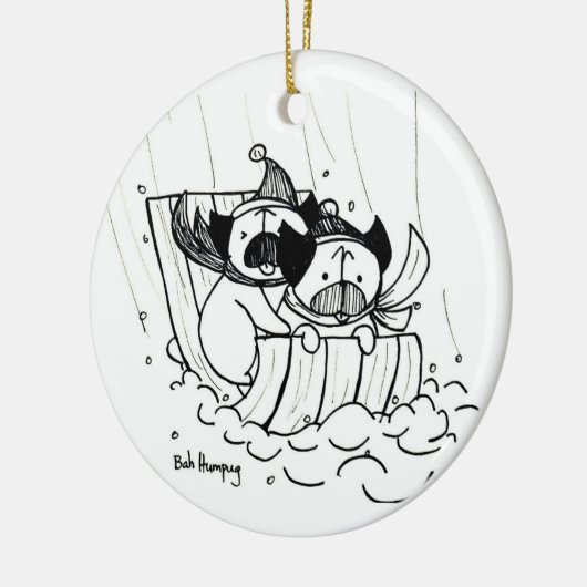 Slappen Keramisch Ornament (Links)