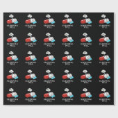 Slappil Funny Medicine Pun Dark BG Cadeaupapier (Vlak)