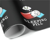 Slappil Funny Medicine Pun Dark BG Cadeaupapier (Rol Hoek)
