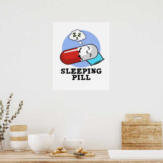 Slappil Funny Medicine Pun Poster (Keuken)