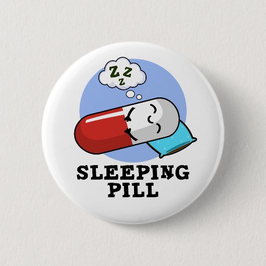 Slappil Funny Medicine Pun Ronde Button 5,7 Cm (Voorkant)