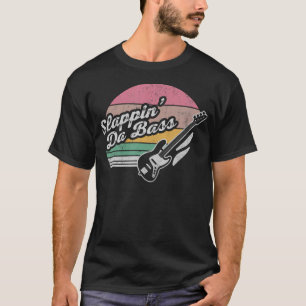 Slappin' Da Bass Vintage Basgitaar T-shirt