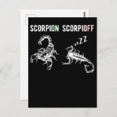 Slappion voor tired Animal Pun Briefkaart (Voorkant / Achterkant)