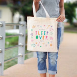 Slappover Bag Editable Color Slumber Party Tas<br><div class="desc">Dit prachtige ontwerp kan worden aangepast aan uw favoriete kleurencombinaties. Het is een geweldig cadeau! Vind stijlvolle kantoorbenodigdheden en geschenken in onze winkel: www.berryberrysweet.com.</div>