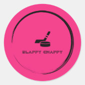 slappychappy sticker (Voorkant)