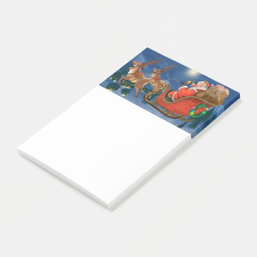 Slapse- en rendierlantaarnbriefjes post-it® notes (Schuin)