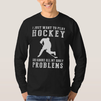 Slapshot to Laughter: Hockey Escape Adult Woes T-s T-shirt