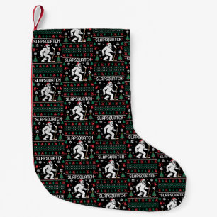 Slapsquatch Bigfoot Hockey Verschrikkelijke Kerstt Kleine Kerstsok