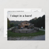 Slapt in een briefkaart (Voorkant / Achterkant)